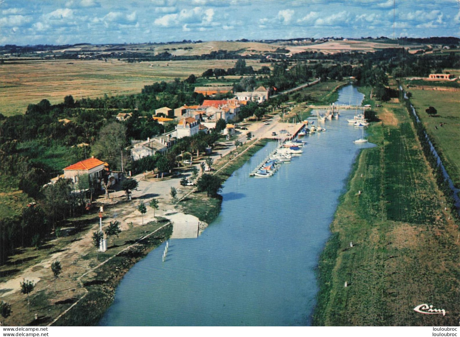 SAINT FORT SUR GIRONDE PORT MAUBERT VUE AERIENNE - Sonstige & Ohne Zuordnung