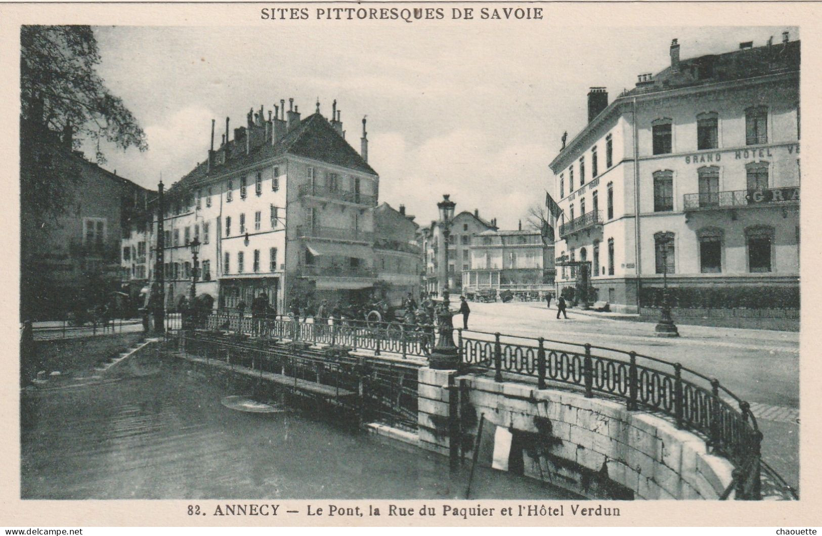 ANNECY..  Hotel Verdun Rue Du Paquier Edit  Case - Annecy