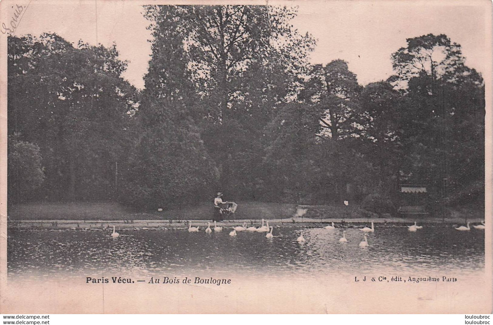 PARIS VECU AU BOIS DE BOULOGNE  D1 - Andere & Zonder Classificatie