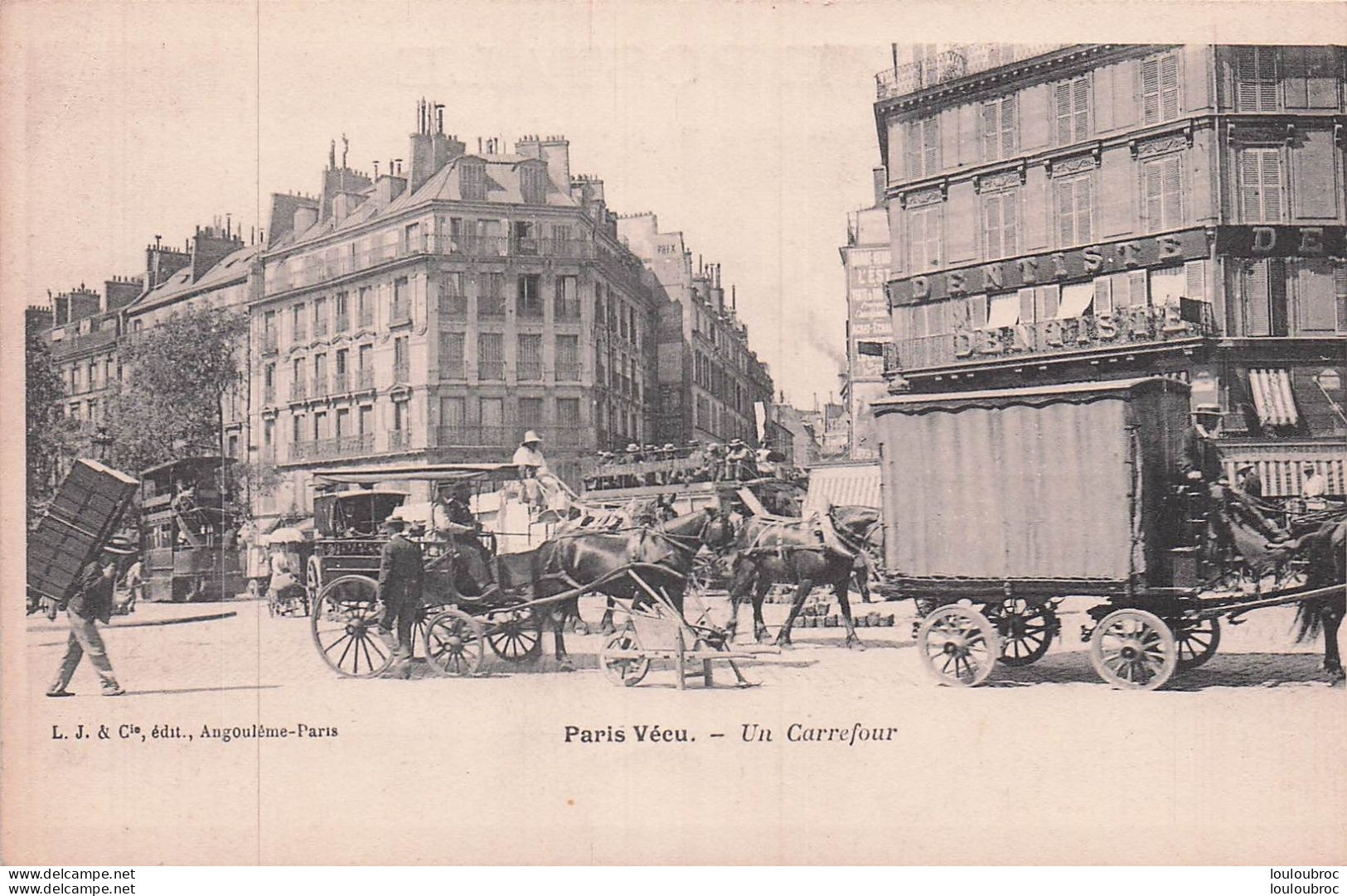 PARIS VECU  UN CARREFOUR  D1 - Sonstige & Ohne Zuordnung