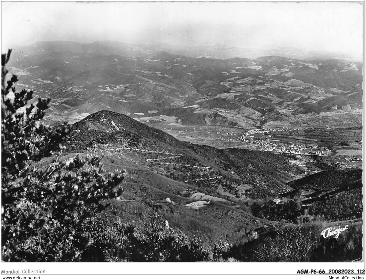 AGMP6-0485-66 - Le Vallespir En Roussillon - Panorama Sur CERET De La Route De Fontfrède  - Ceret