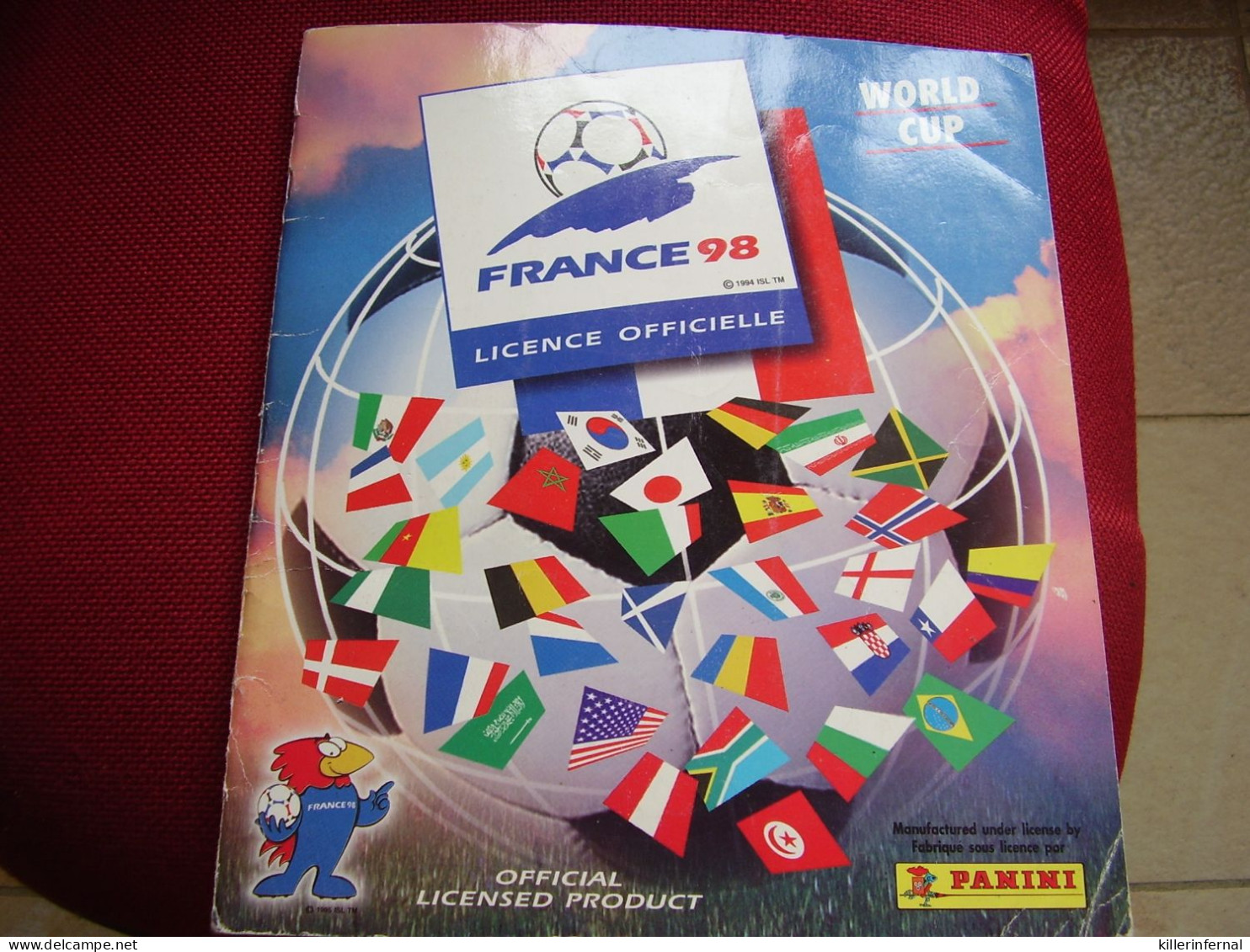 Album Chromos Images Vignettes Panini  World Cup  ***  France 98   *** - Sammelbilderalben & Katalogue