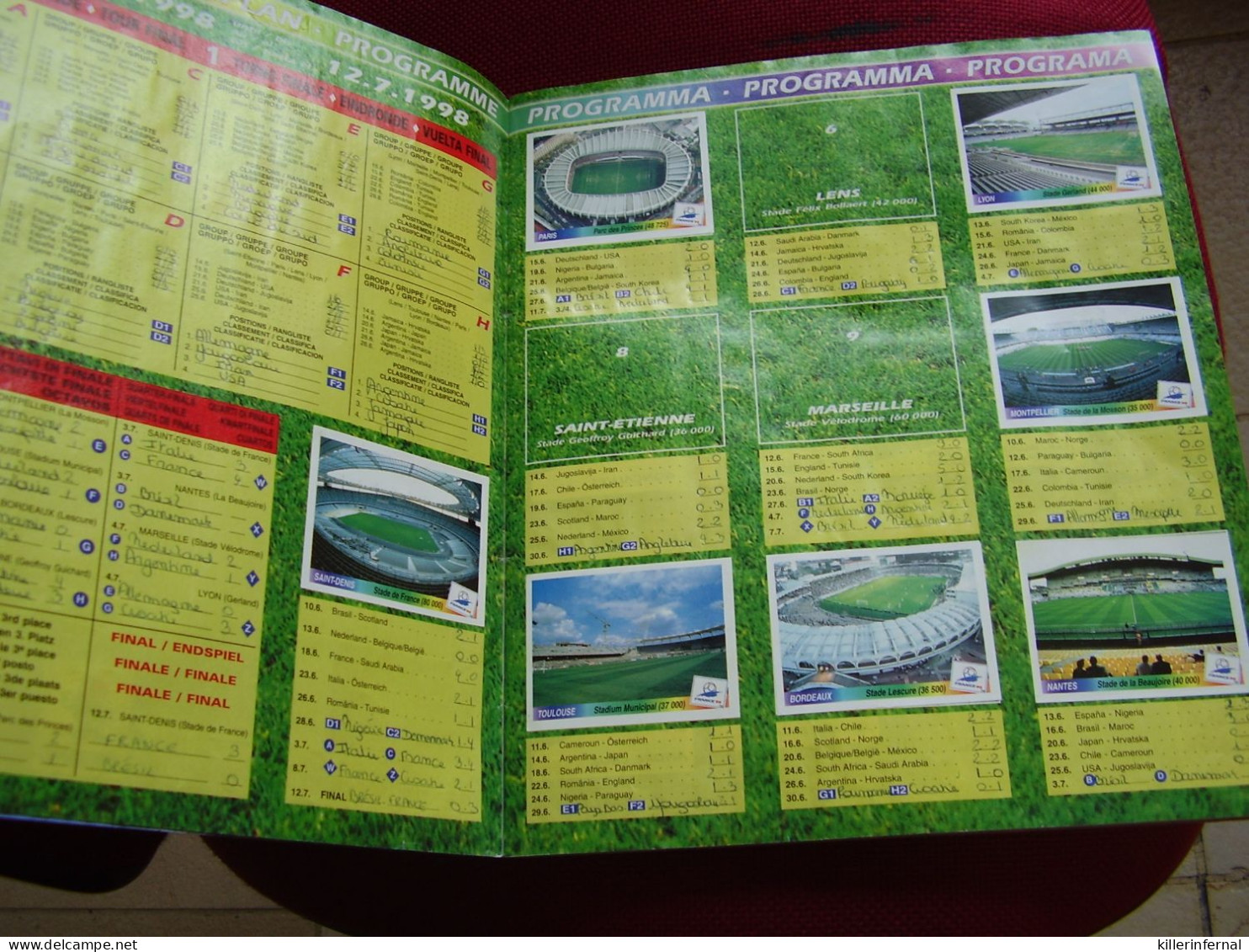 Album Chromos Images Vignettes Panini  World Cup  ***  France 98   *** - Albums & Catalogues