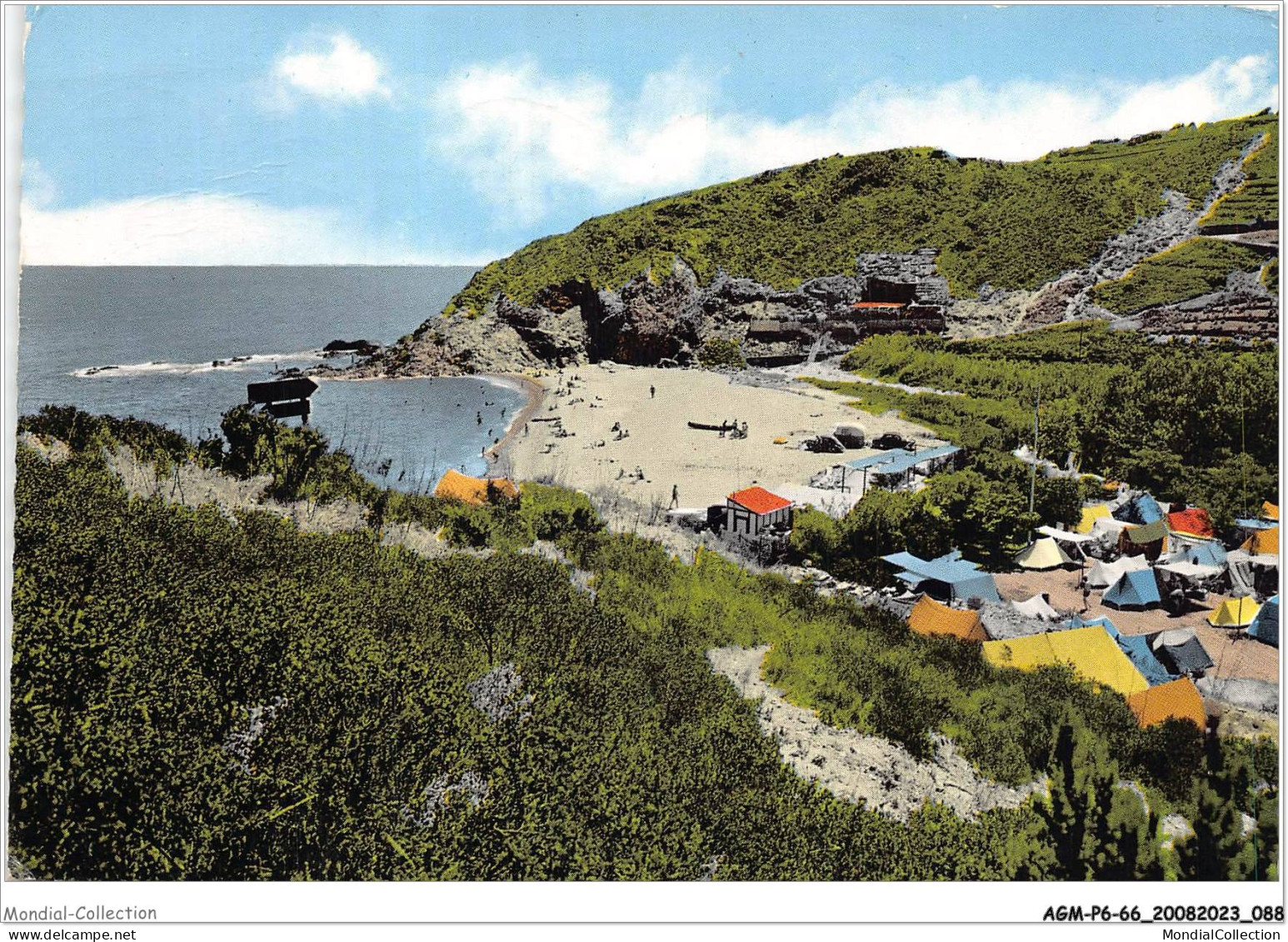 AGMP6-0473-66 - Entre ARGELES Et COLLIOURE - Camping De La Calanque De L'ouille  - Argeles Sur Mer