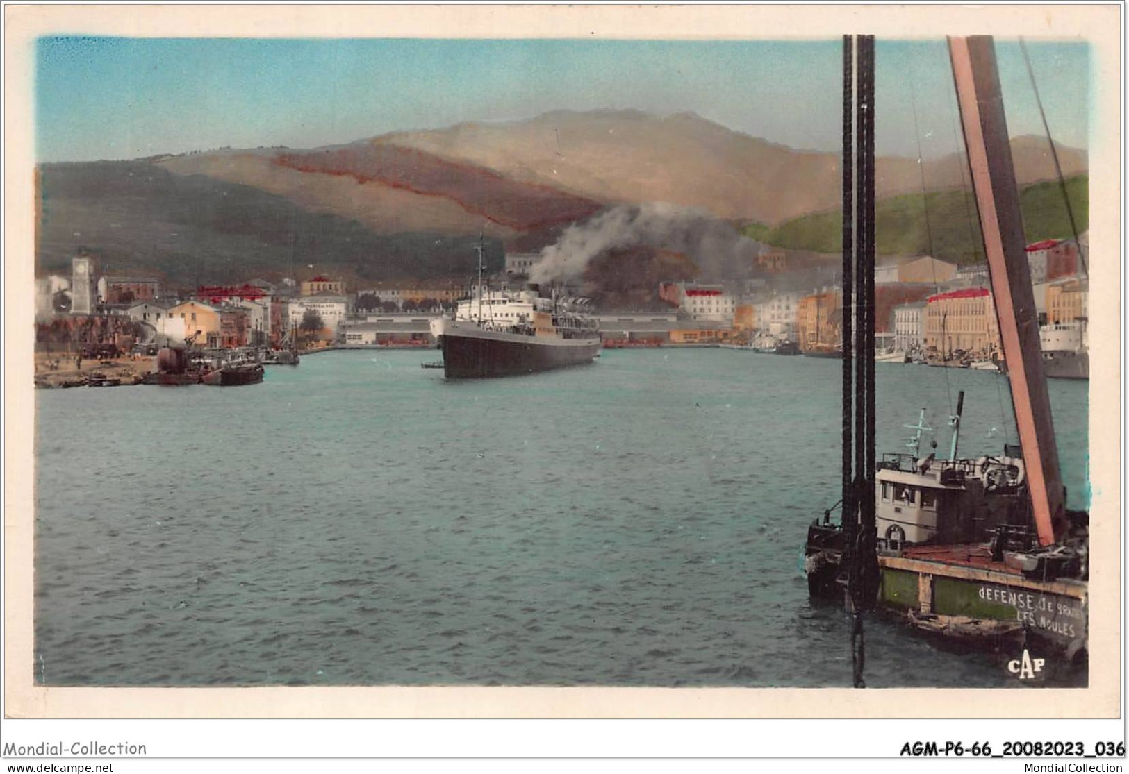 AGMP6-0447-66 - PORT VENDRES - Départ Du Courrier D'algérie  - Port Vendres