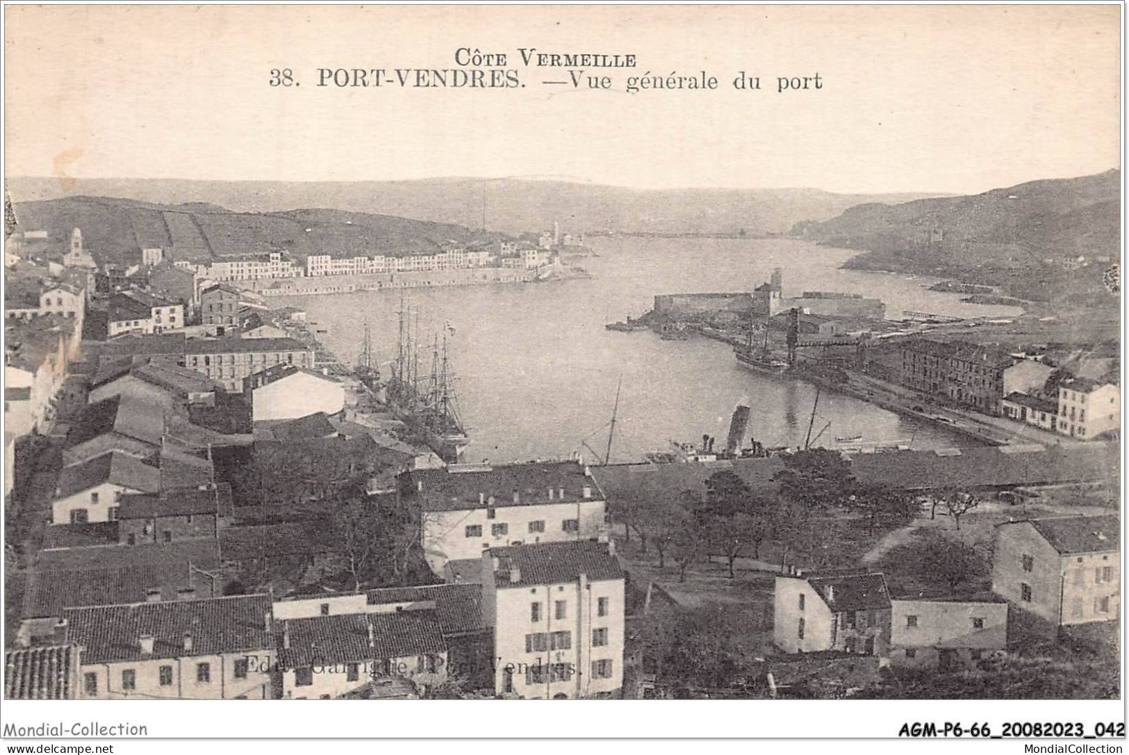 AGMP6-0450-66 - PORT VENDRES - Vue Générale Du Port  - Port Vendres