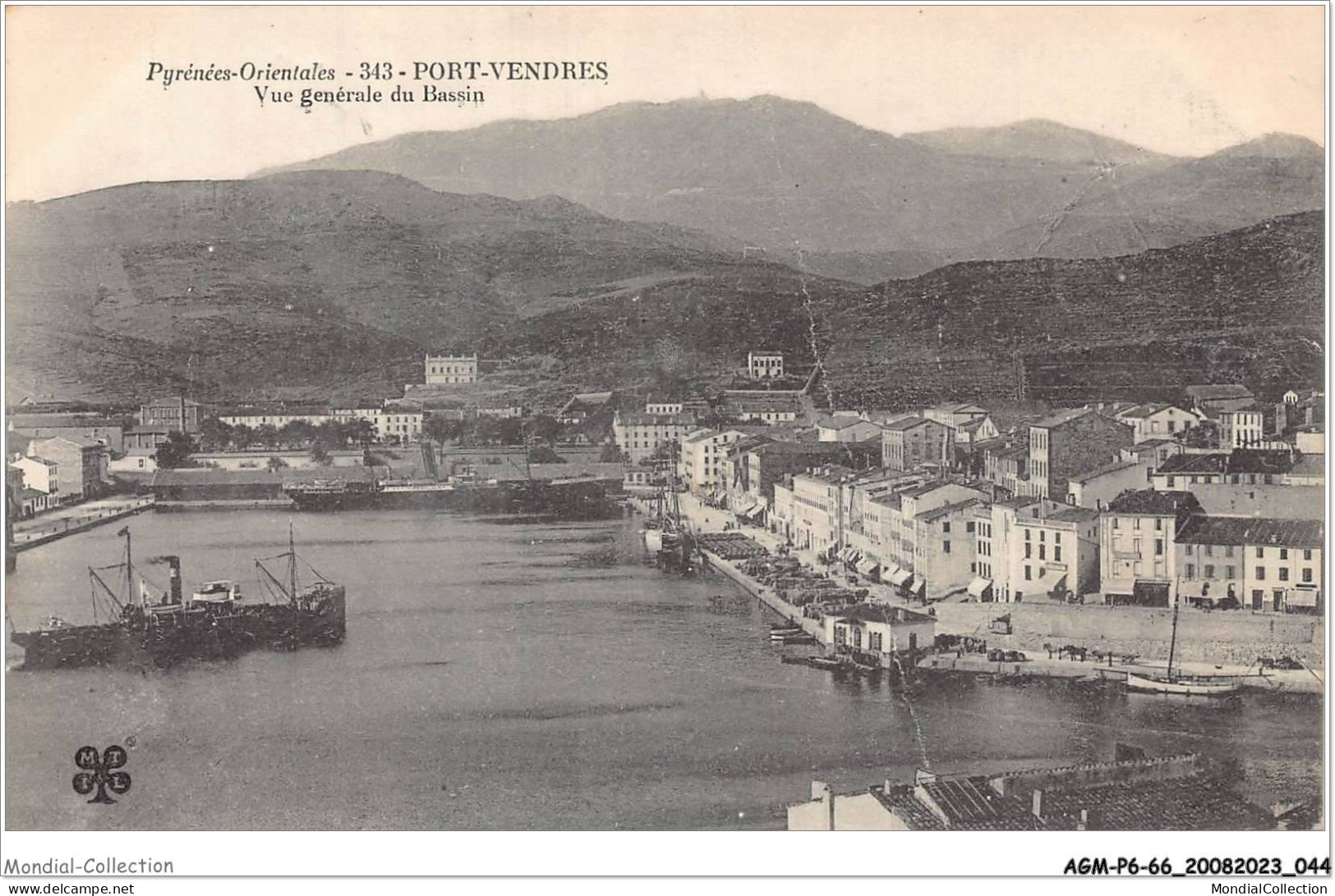 AGMP6-0451-66 - PORT VENDRES - Vue Générale Du Bassin  - Port Vendres