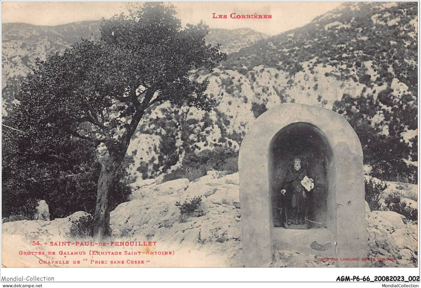 AGMP6-0430-66 - SAINT-PAUL-DE-FENOUILLET - Grotte De Galamus - Ermitage Saint-antoine - Chapelle De Priez Sans Cesse  - Prades