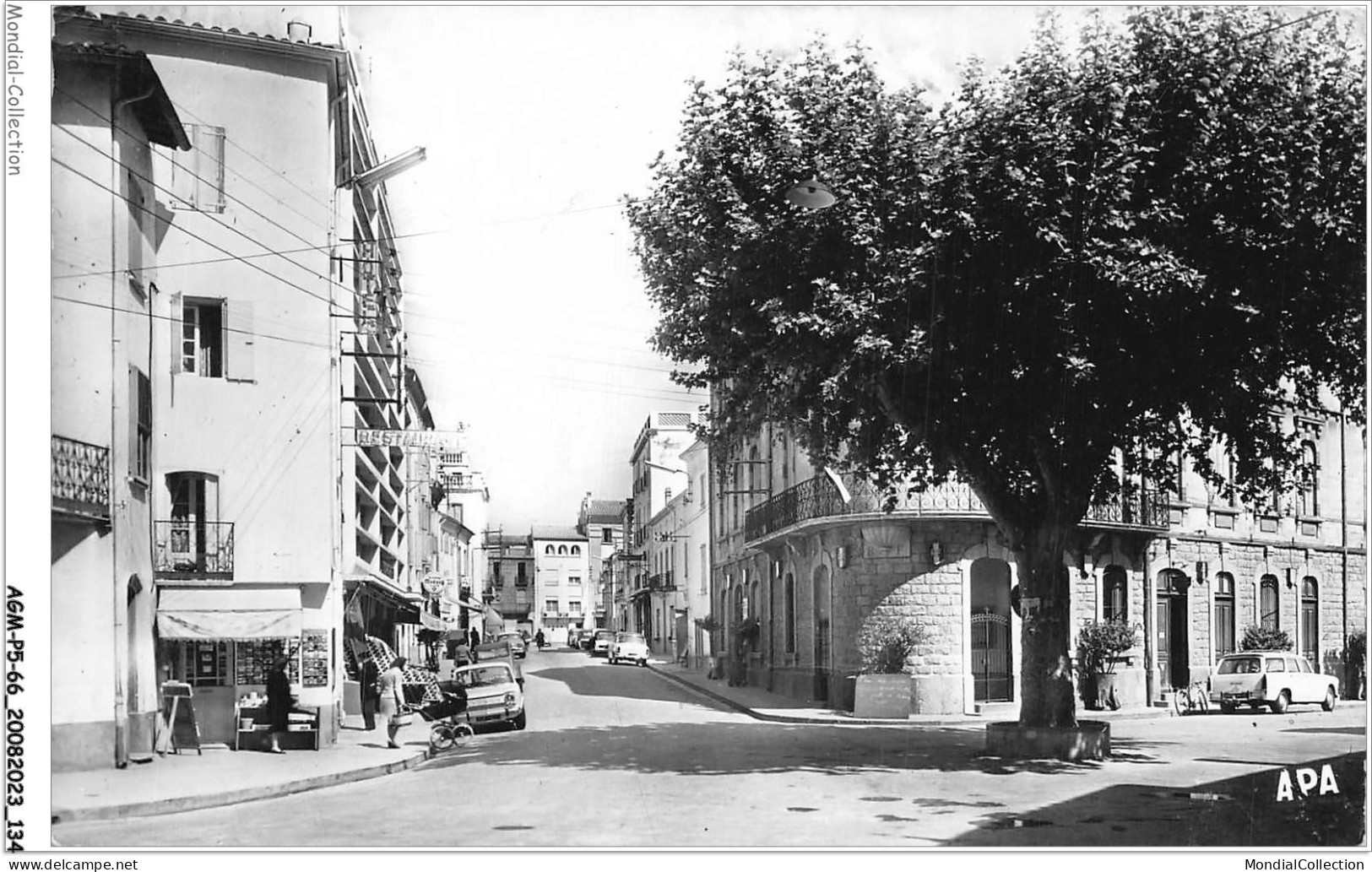 AGMP5-0420-66 - LE BOULOU - L'hotel De Ville Et Rue Arago - Hotel Du Centre Et Hotel Richelieu  - Ceret