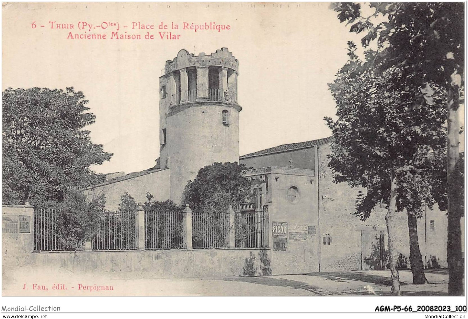 AGMP5-0403-66 - THUIR - Place De La République - Ancienne Maison De Vilar  - Ceret