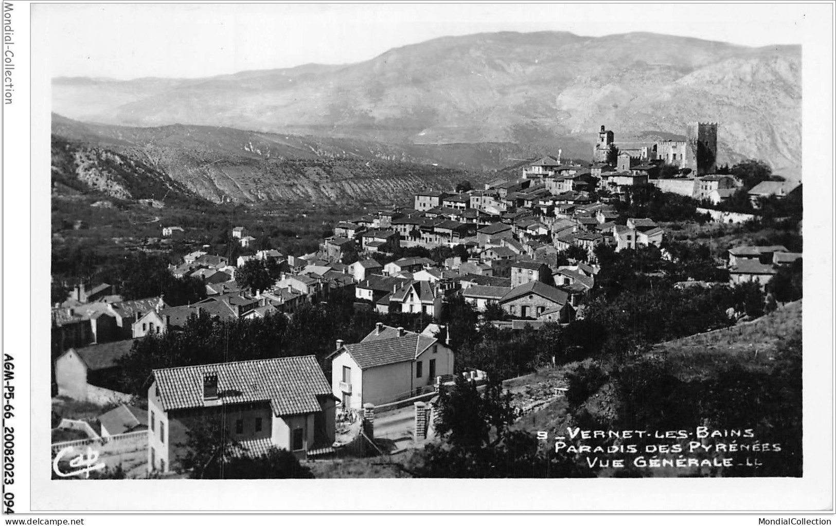 AGMP5-0400-66 - VERNET-LES-BAINS - Paradis Des Pyrénées - Vue Générale  - Prades