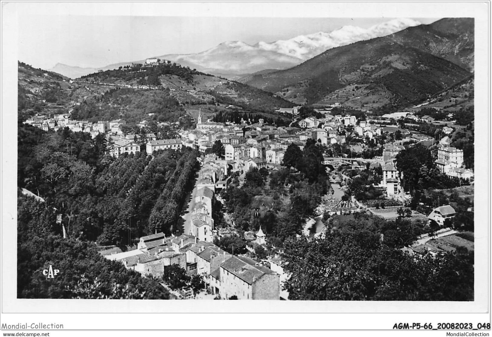 AGMP5-0377-66 - AMELIE-LES-BAINS - Vue Générale Et Massif Du Canigou  - Ceret