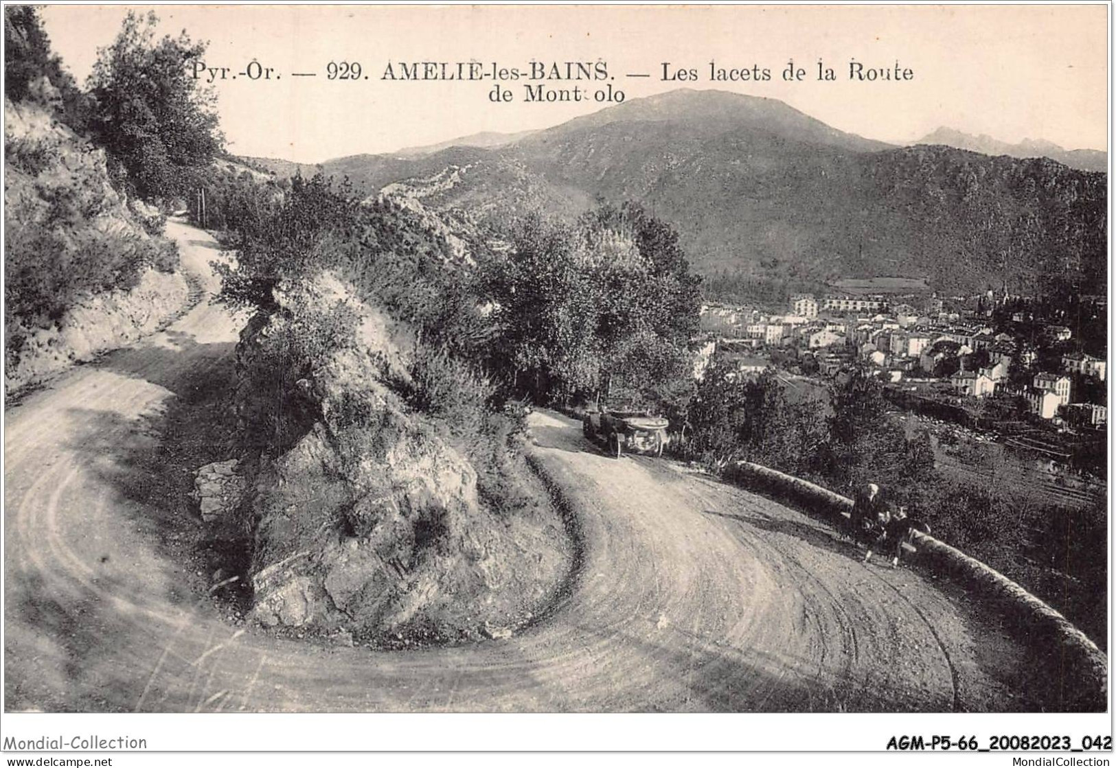 AGMP5-0374-66 - AMELIE-LES-BAINS - Les Lacets De La Route De Mont Olo  - Ceret