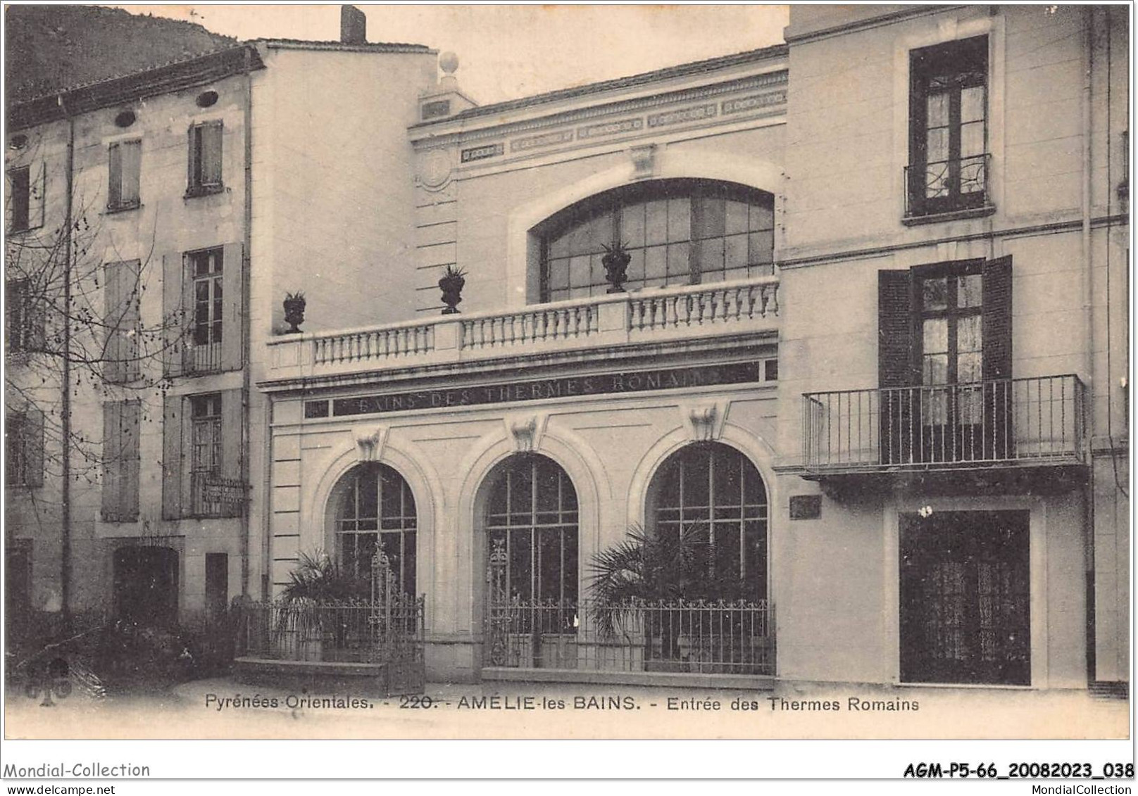 AGMP5-0372-66 - AMELIE-LES-BAINS - Entrée Des Thermes Romains  - Ceret