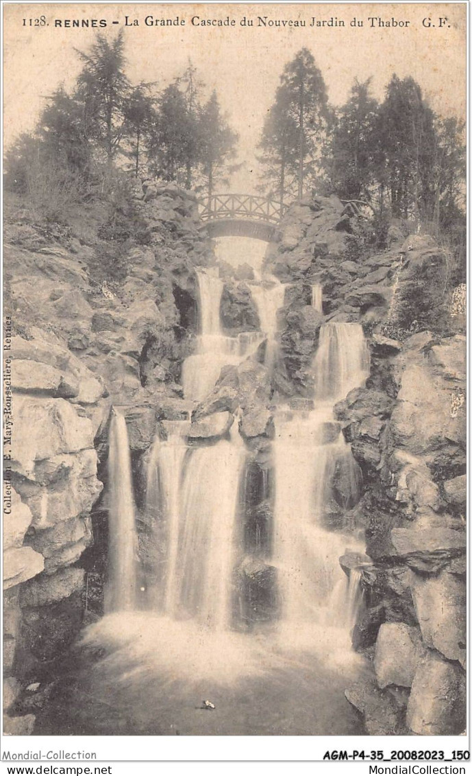 AGMP4-0327-35 - RENNES - La Grande Cascade Du Nouveau Jardin Du Thabor  - Rennes