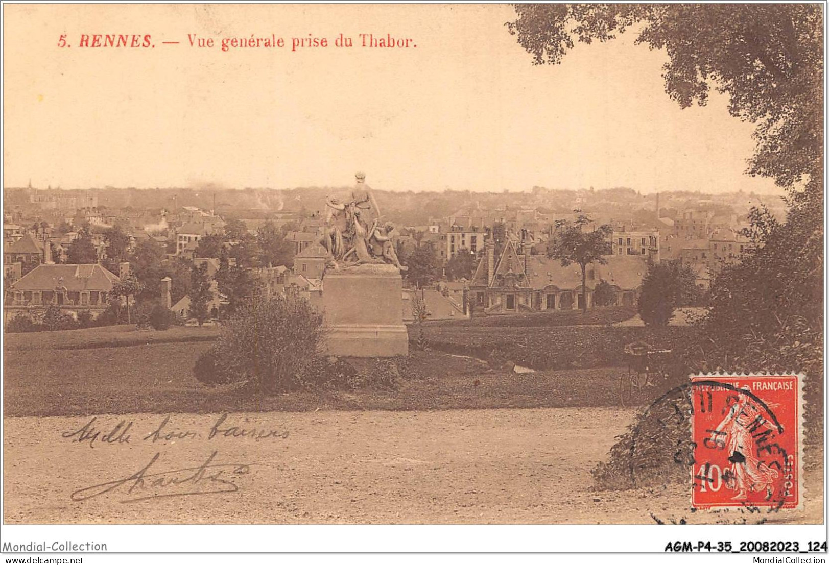 AGMP4-0314-35 - RENNES - Vue Générale Prise Du Thabor  - Rennes