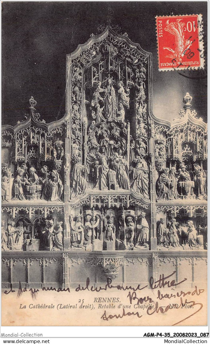 AGMP4-0295-35 - RENNES - La Cathédrale - Retable D'une Chapelle  - Rennes