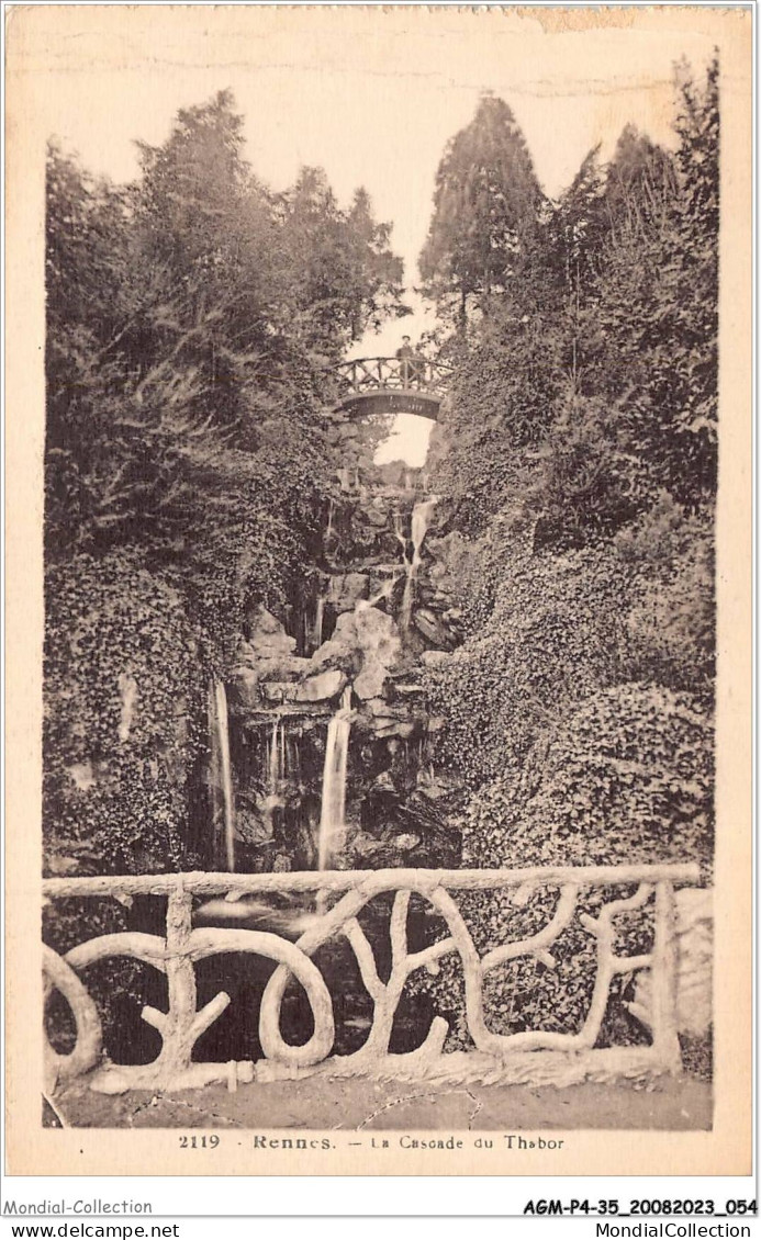 AGMP4-0278-35 - RENNES - La Cascade Du Thabor  - Rennes