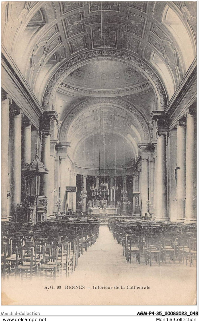 AGMP4-0275-35 - RENNES - Intérieur De La Cathédrale  - Rennes