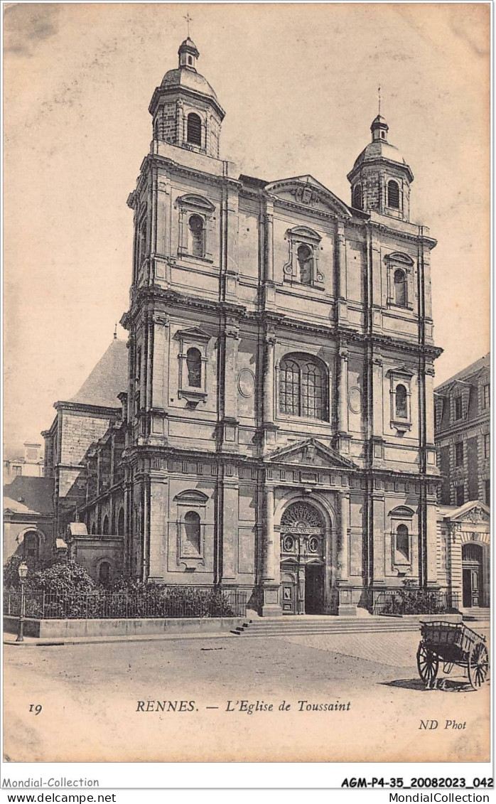 AGMP4-0272-35 - RENNES - L'église De Toussaint  - Rennes