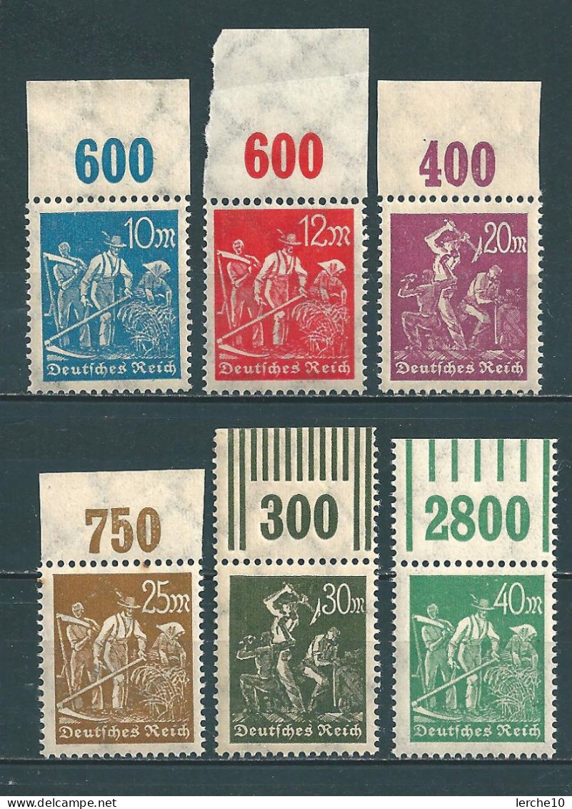 MiNr. 239, 240, 241, 242, 243, 244 **  Oberrand   (0331) - Unused Stamps
