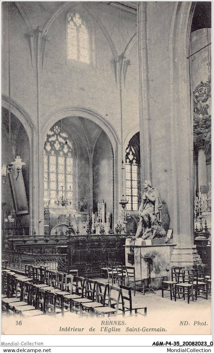 AGMP4-0251-35 - RENNES - Intérieur De L'église Saint-germain - Rennes