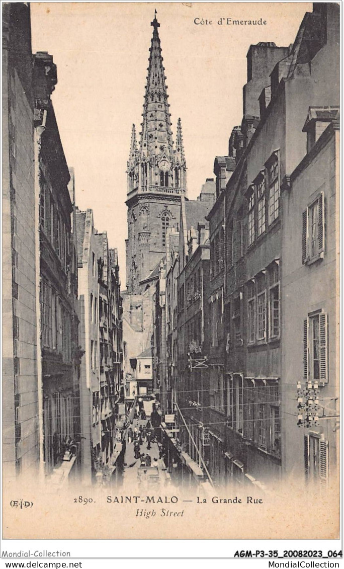 AGMP3-0189-35 - SAINT-MALO - La Grande Rue  - Saint Malo