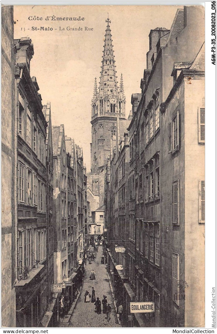 AGMP3-0185-35 - SAINT-MALO - La Grand Rue  - Saint Malo