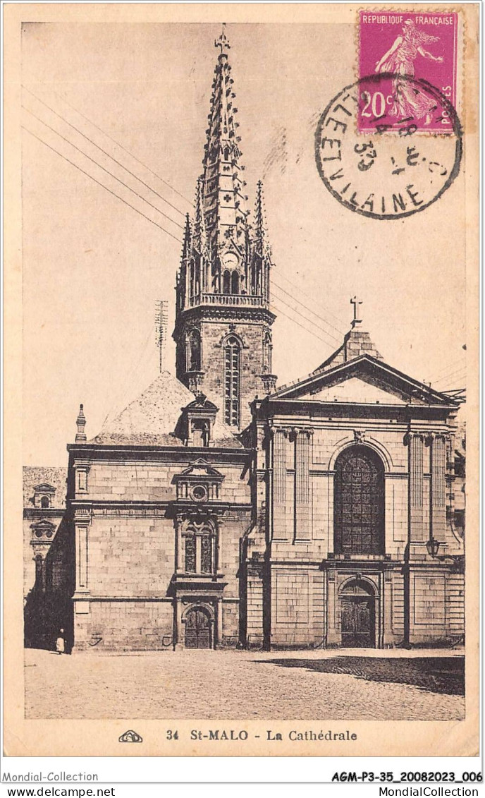 AGMP3-0160-35 - SAINT-MALO - La Cathédrale  - Saint Malo