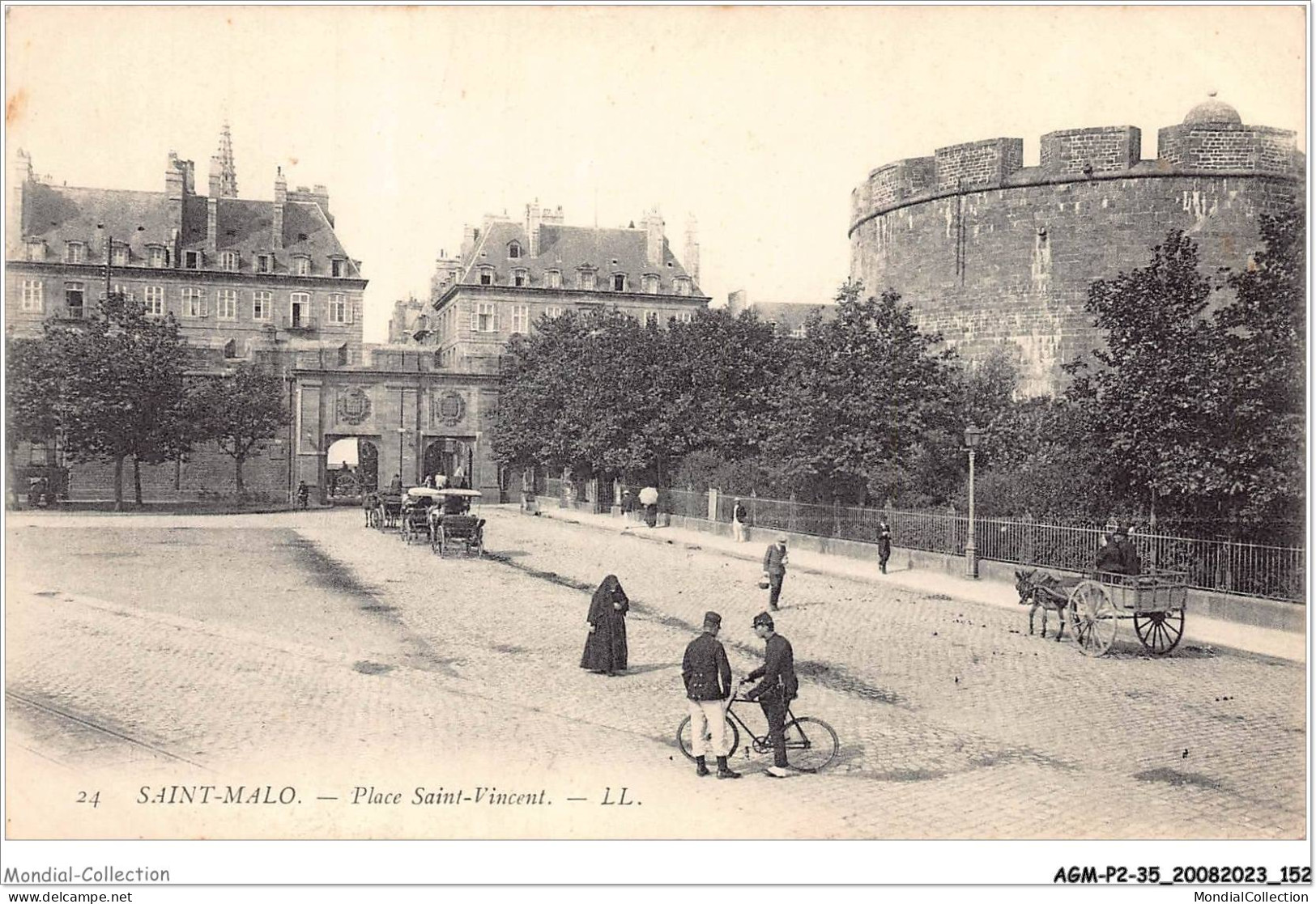 AGMP2-0145-35 - SAINT-MALO - Place Saint-vincent  - Saint Malo