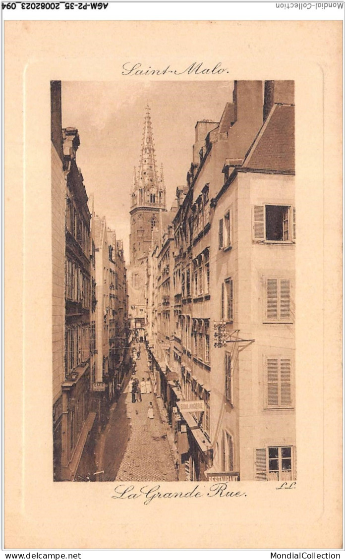 AGMP2-0116-35 - SAINT-MALO - La Grande Rue  - Saint Malo