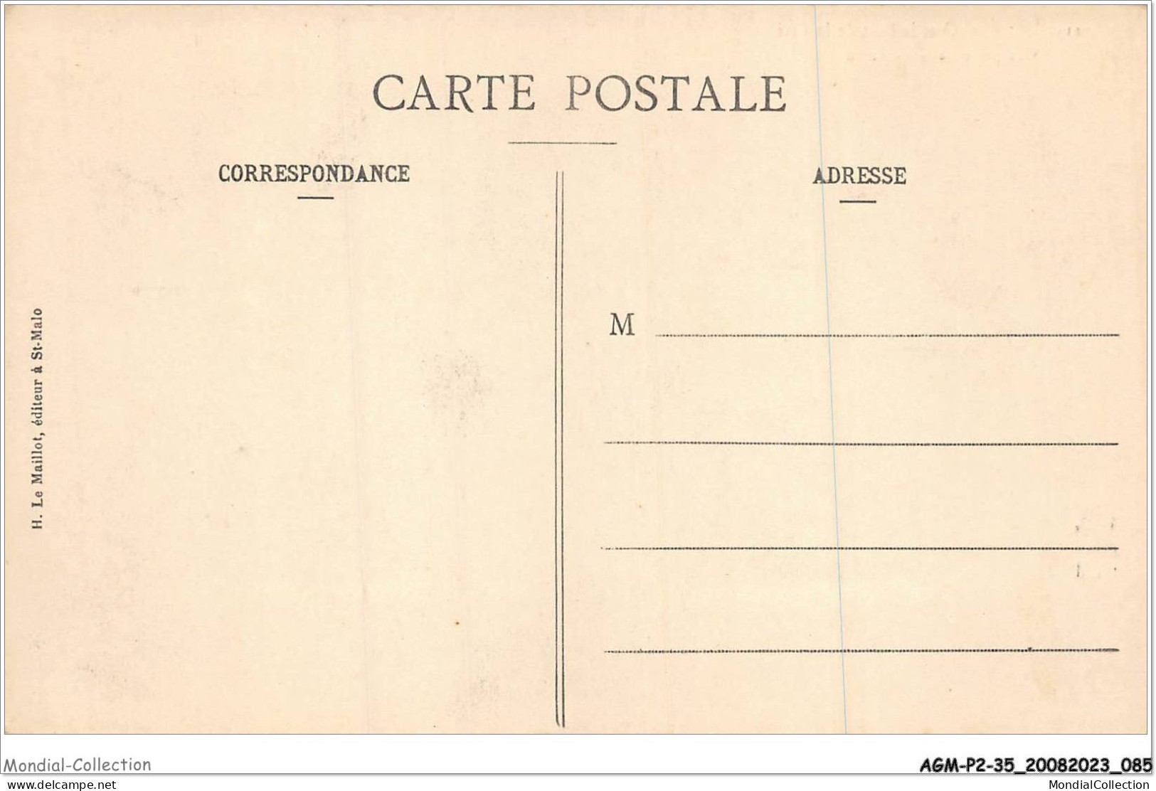 AGMP2-0111-35 - SAINT-MALO Et Le Fort De La Cité - Vue Prise De La Vicomté  - Saint Malo