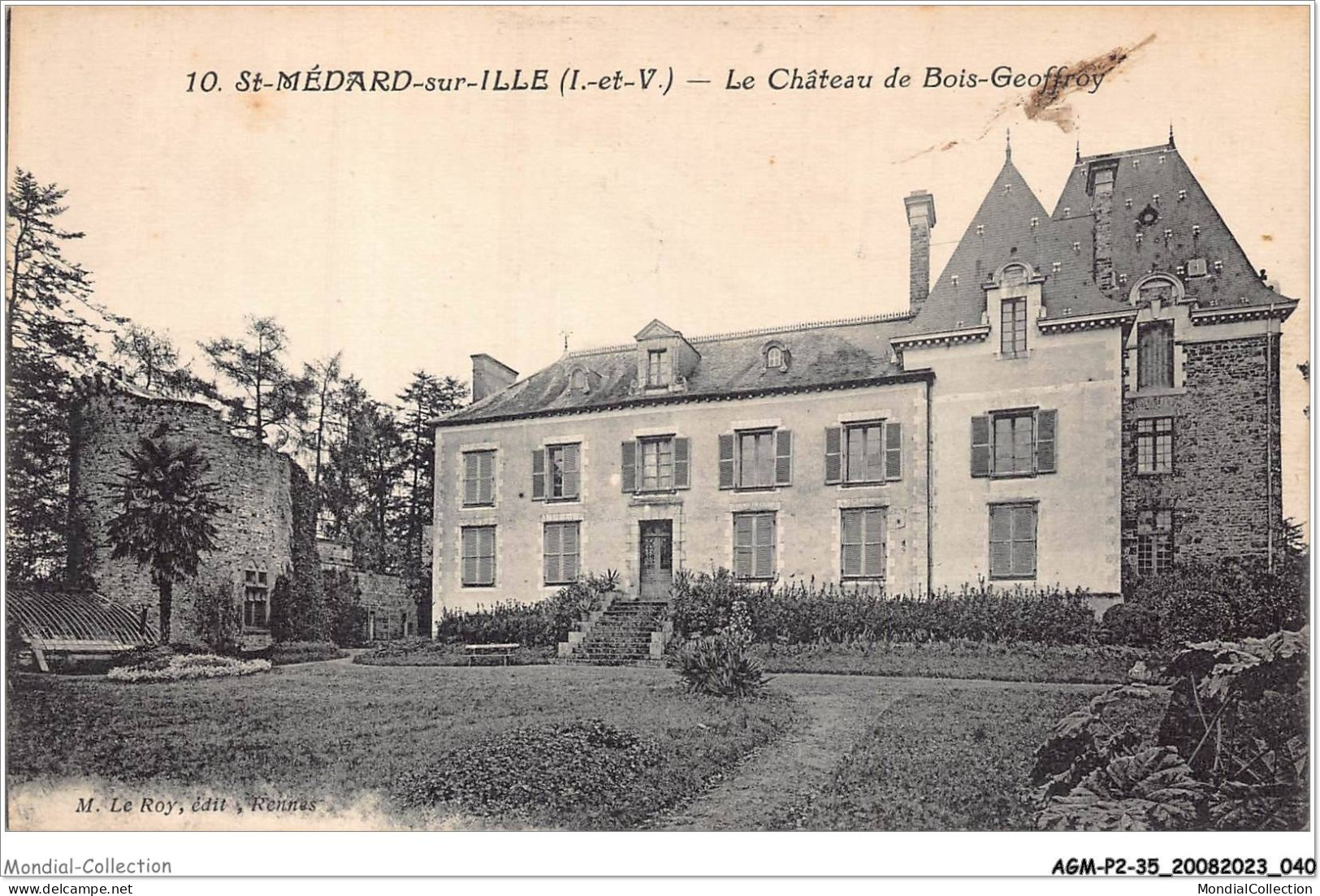 AGMP2-0089-35 - SAINT-MEDARD-SUR-ILLE - Le Château De Bois-geoffroy  - Rennes