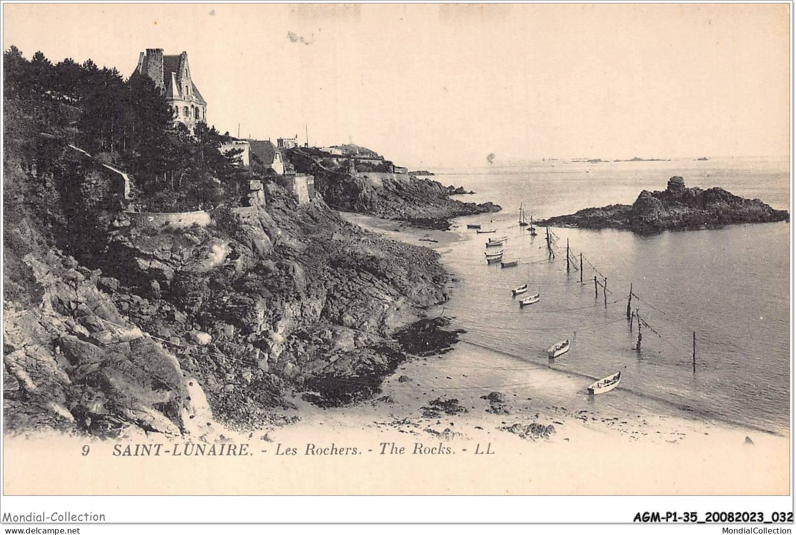 AGMP1-0017-35 - SAINT-LUNAIRE - Les Rochers  - Saint-Lunaire