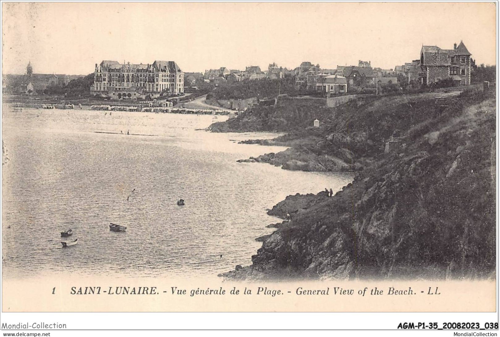 AGMP1-0020-35 - SAINT-LUNAIRE - Vue Générale De La Plage  - Saint-Lunaire