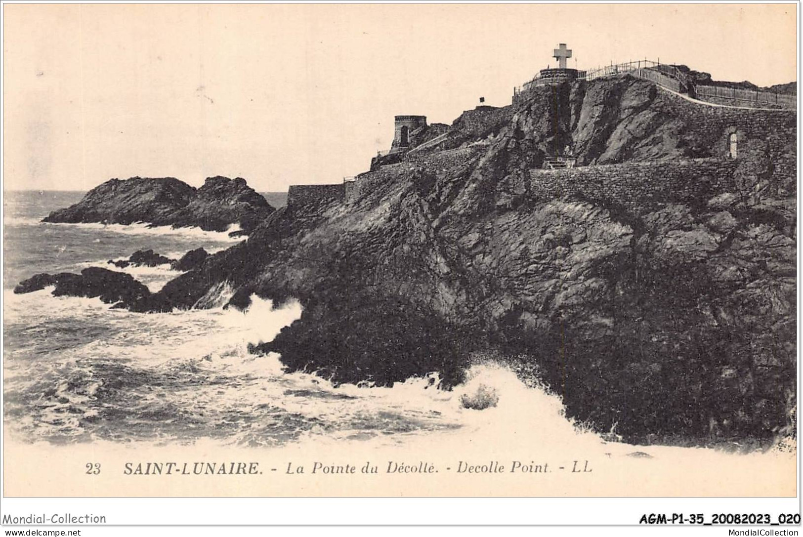 AGMP1-0011-35 - SAINT-LUNAIRE - La Pointe Du Décollé  - Saint-Lunaire
