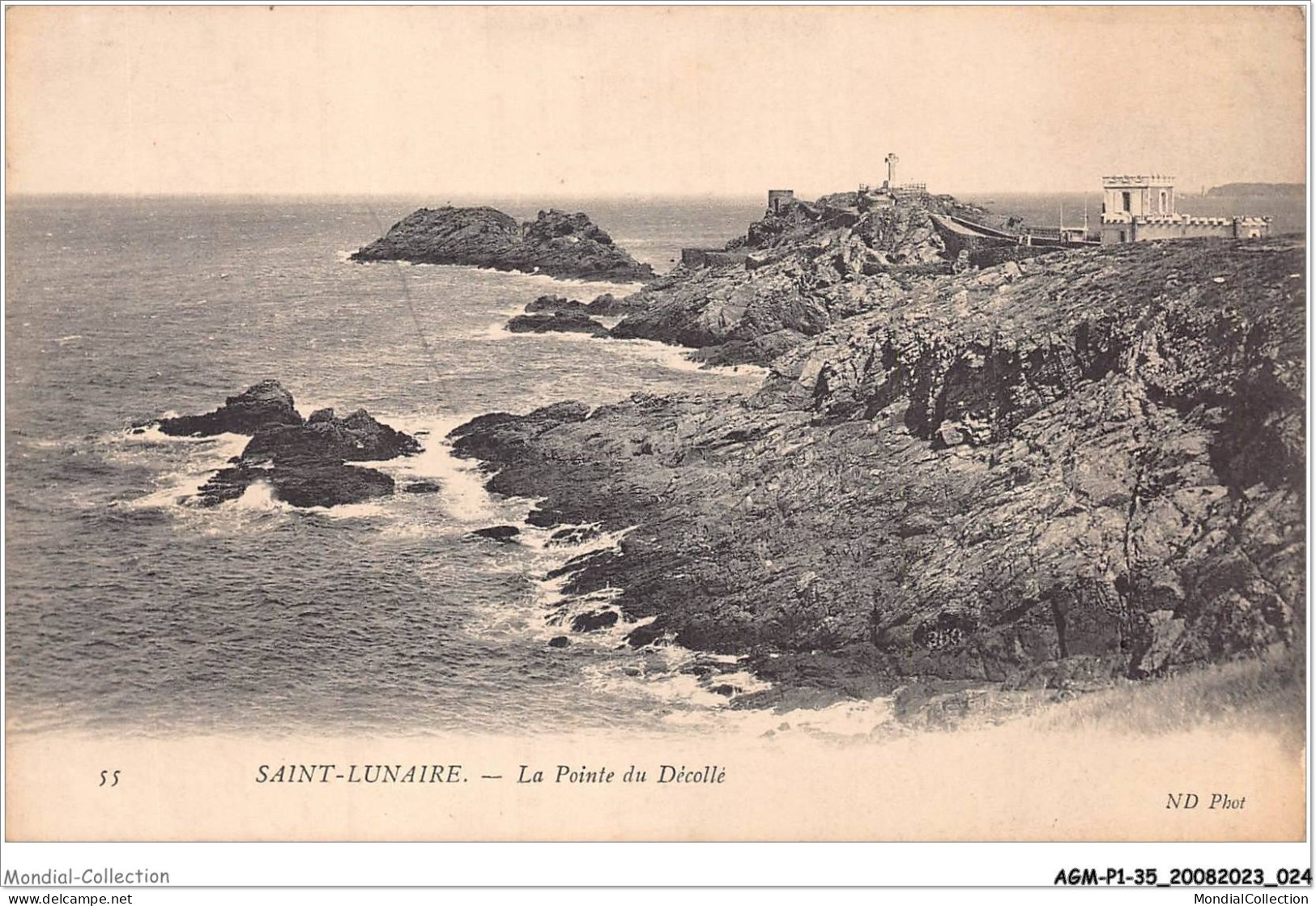 AGMP1-0013-35 - SAINT-LUNAIRE - La Pointe Du Décollé - Saint-Lunaire