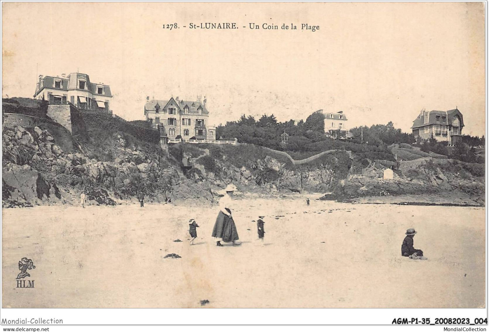 AGMP1-0003-35 - SAINT-LUNAIRE - Un Coin De La Plage  - Saint-Lunaire