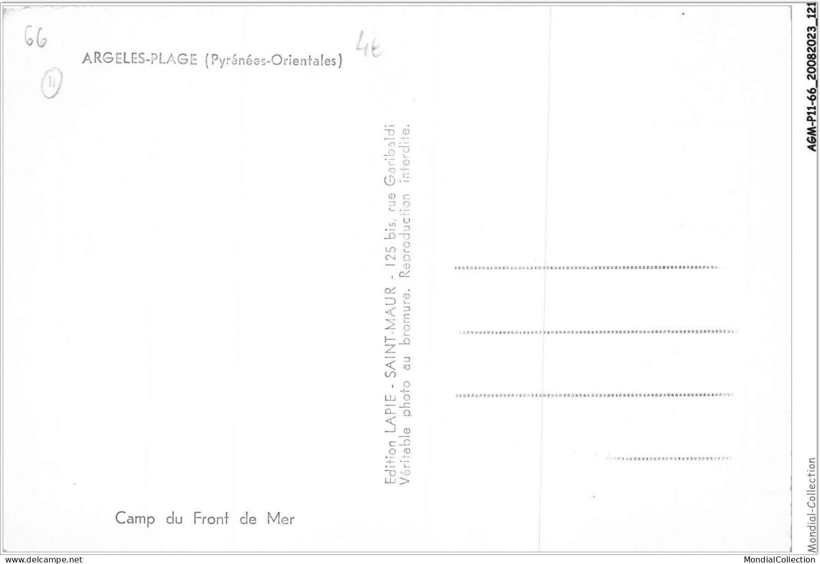 AGMP11-0801-66 - ARGELES-SUR-MER  - Argeles Sur Mer