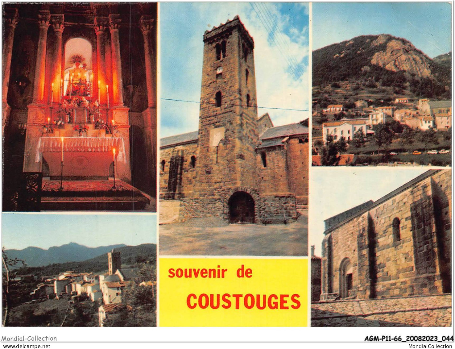 AGMP11-0763-66 - COUSTOUGES - Vue Générale - L'église Romane - Notre Dame De L'espinas  - Autres & Non Classés