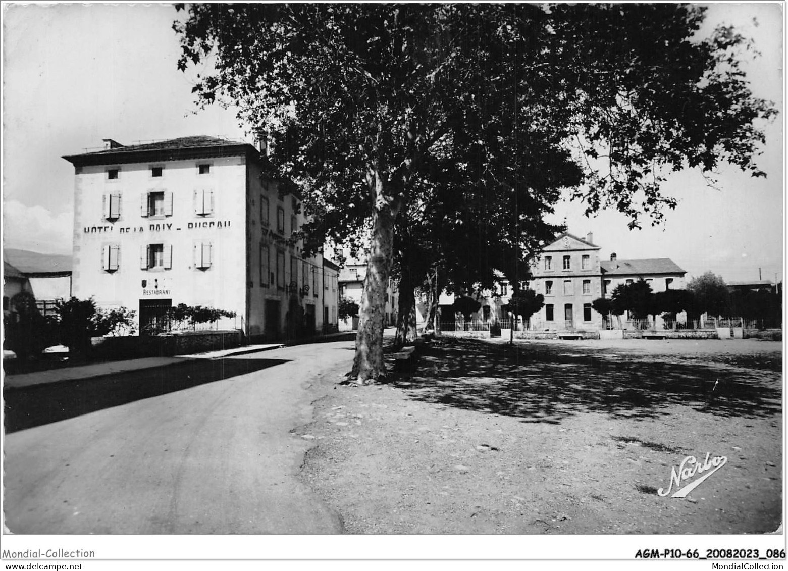 AGMP10-0713-66 - BOURG-MADAME - Place De La Mairie  - Autres & Non Classés