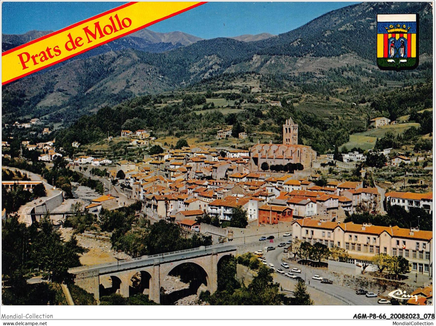 AGMP8-0595-66 - PRATS-DE-MOLLO - LA PRESTE - Vue Générale De La Cité Médiévale  - Ceret