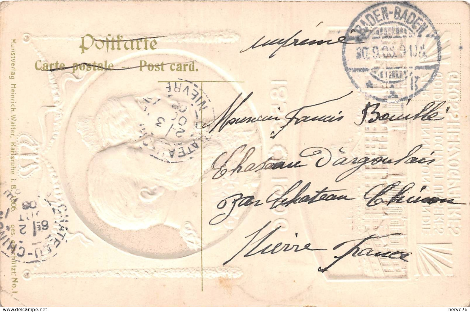 ALLEMAGNE - CPA Gaufrée - JUGIL2 1856-1906 - Couples De Grands Ducs - Other & Unclassified