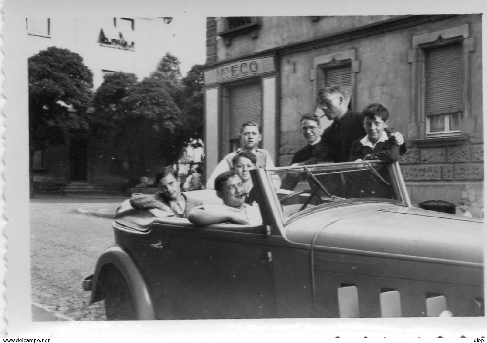 Photo Vintage Paris Snap Shop - Homme Fashion Car Voiture - Coches