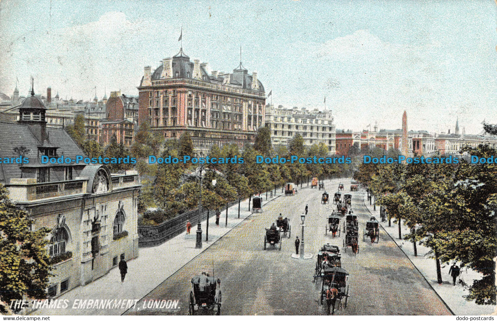 R094263 The Thames Embankment. London. 1906 - Andere & Zonder Classificatie