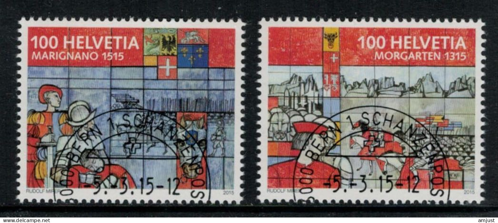Suisse // Schweiz // Switzerland // 2010-2017 // 2015 // Évènements Historiques No. 1546-1547 - Used Stamps