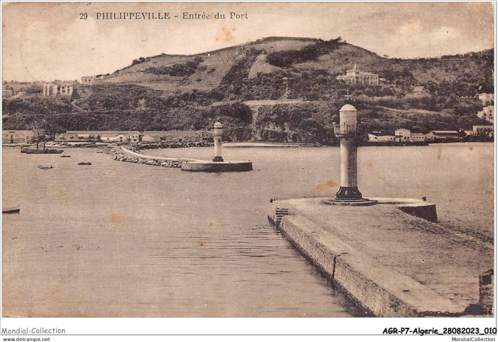 AGRP7-0485-ALGERIE - PHILIPPEVILLE - Entrée Du Port - Skikda (Philippeville)