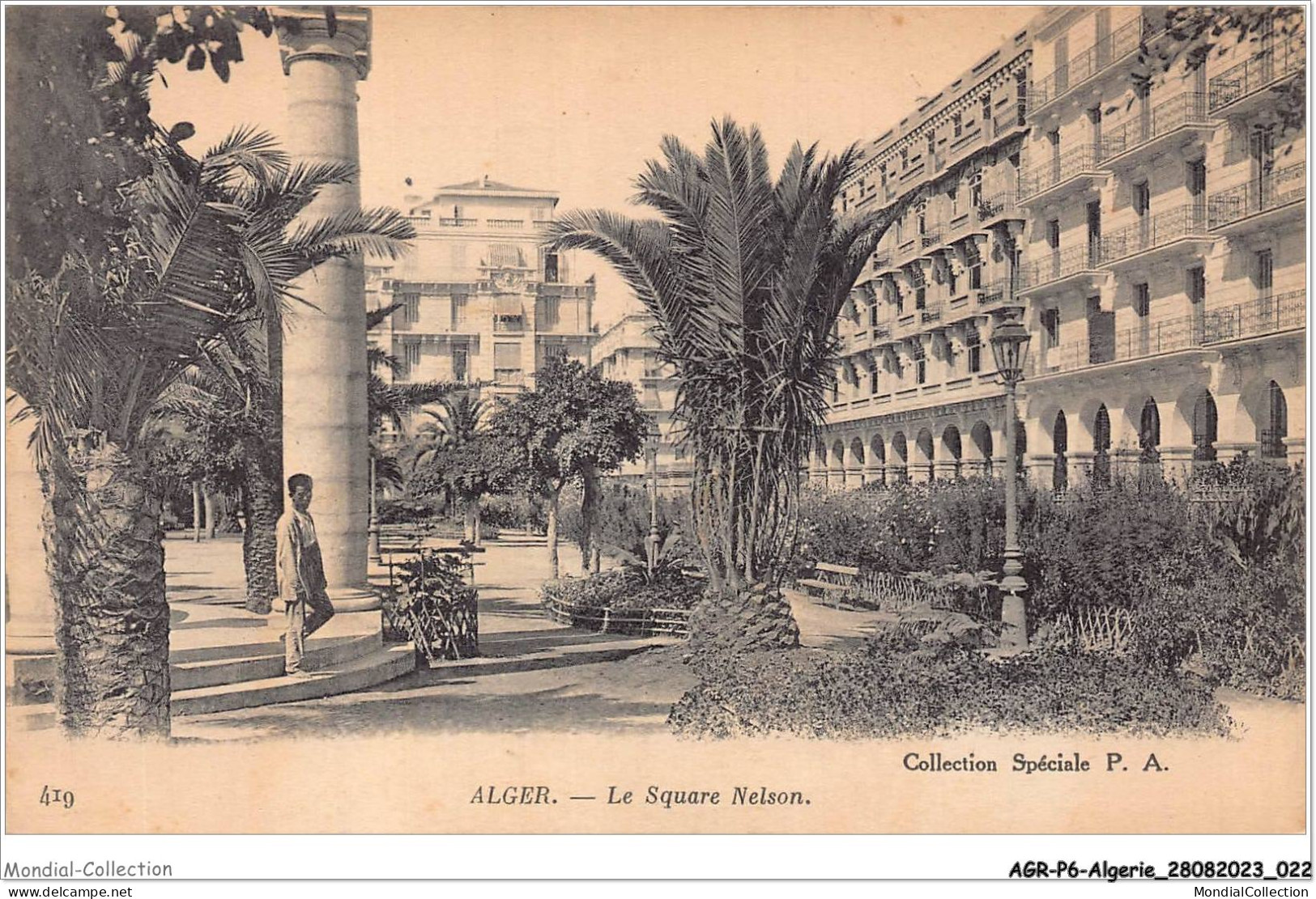 AGRP6-0418-ALGERIE - ALGER - Le Square Nelson - Algerien