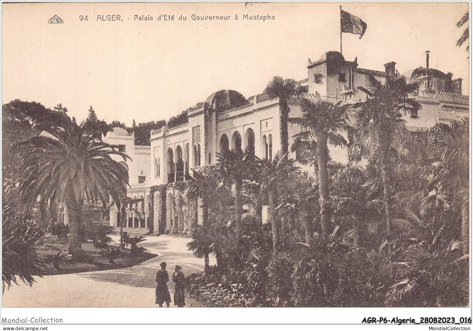 AGRP6-0415-ALGERIE - ALGER - Palais D'été Du Gouverneur A Mustapha - Alger