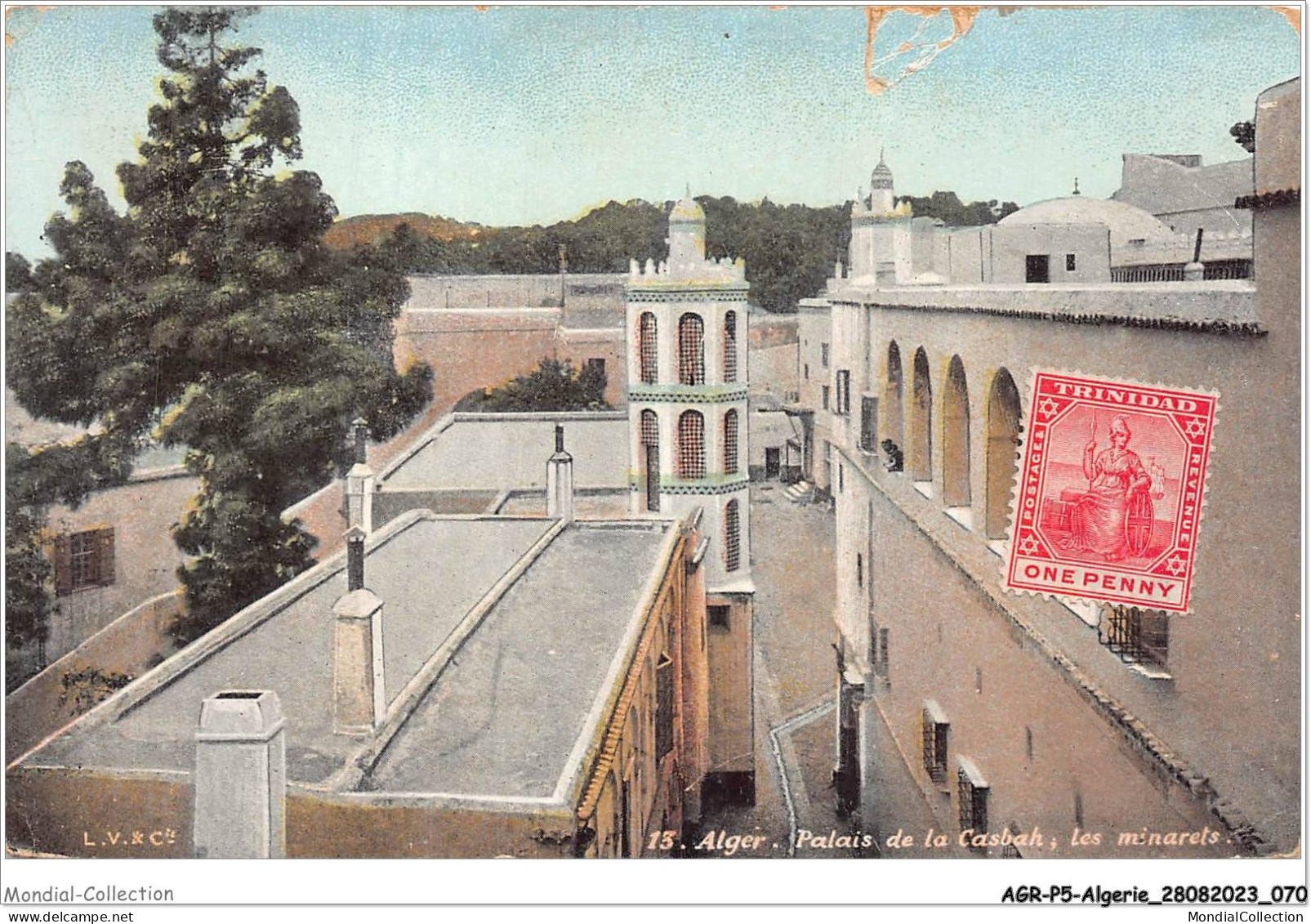 AGRP5-0365-ALGERIE - ALGER - Palais De La Casbah - Les Minarets - Alger